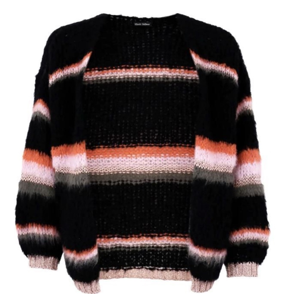 Tori Brushed Striped Cardigan